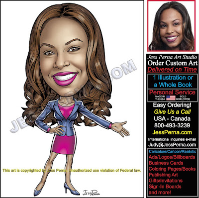 Order Real Estate Woman in Suit Cartoon