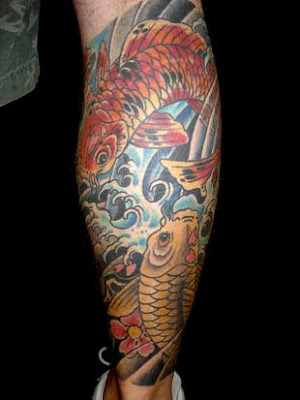 Koi fish tattoos of course have a long history and go all the way back to 