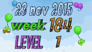 Angry Birds Friends Tournament level 1 Week 184