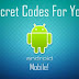 Secreate hidden code of android mobile phones