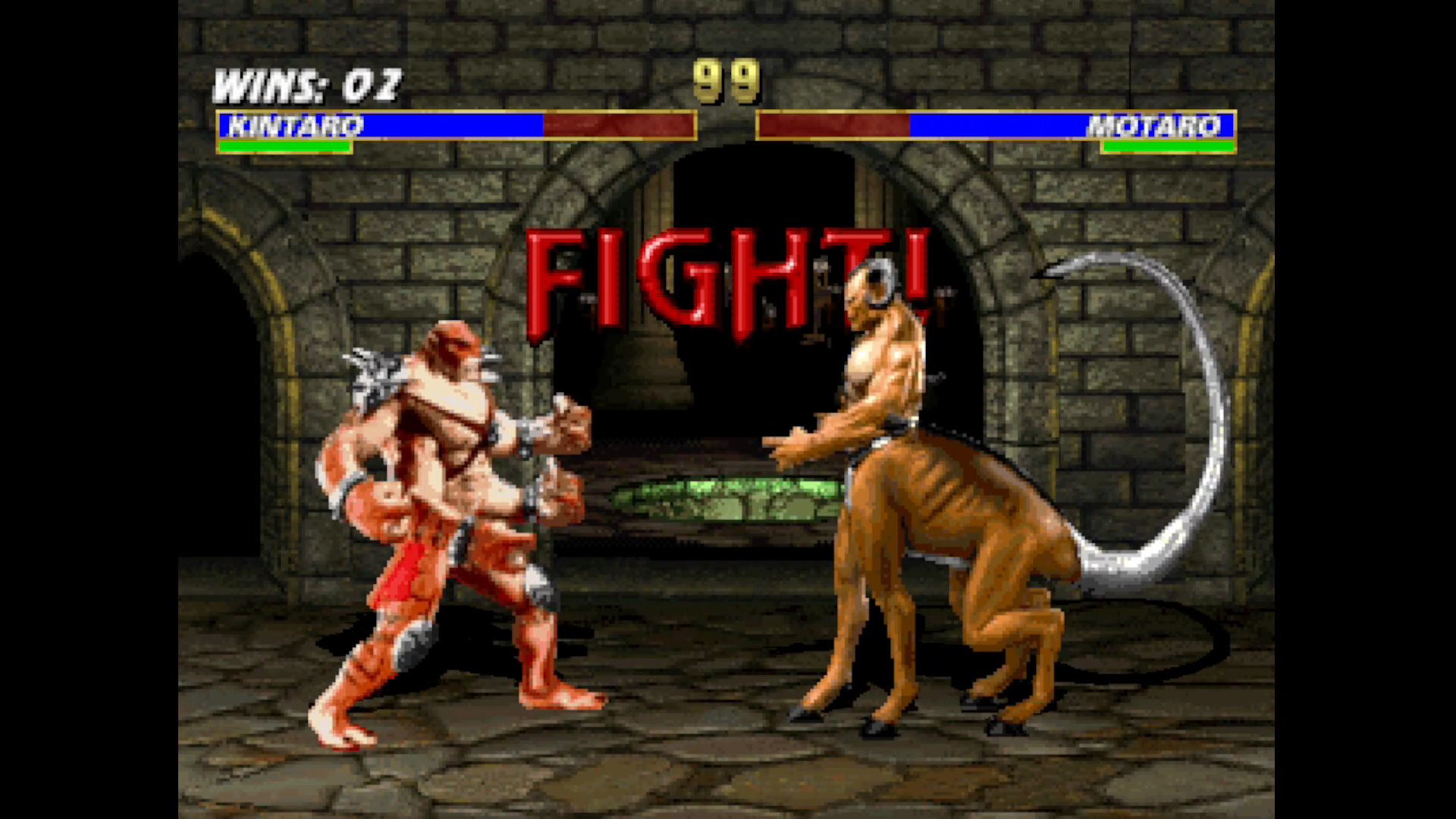 Mortal Kombat Trilogy [N64, PC, PS1, SS] – Cyrax (Shark) / Various
