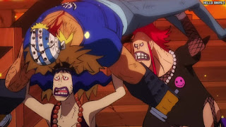 ワンピース アニメ 1073話 キッド海賊団 キラー バブルガム UK ONE PIECE Episode 1073