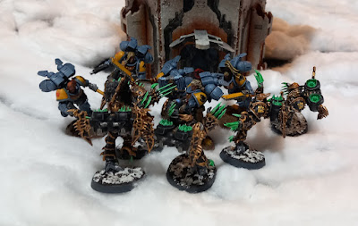 Warhammer 40k battle report: Space Wolves vs Black Legion, 1000pts