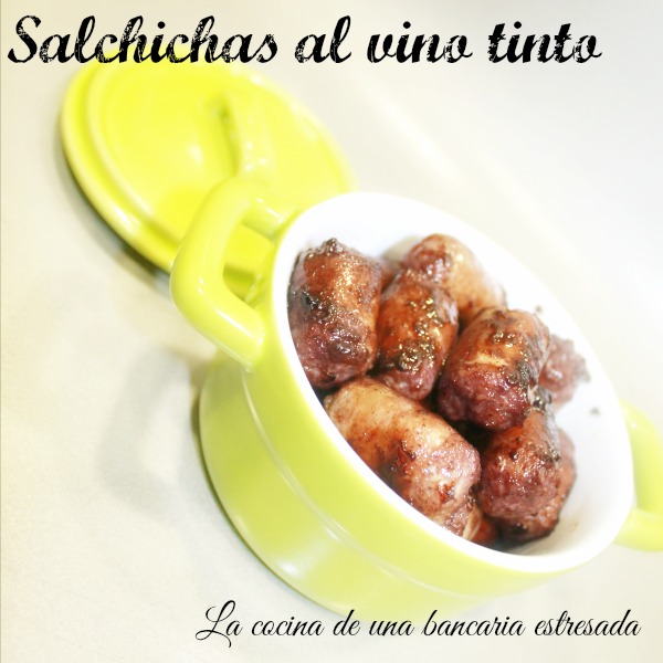 Receta de salchichas al vino tinto, paso a paso y con fotografías