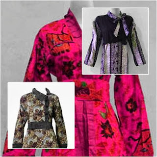 Model baju batik gamis wanita