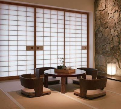 living room design, home decor, Living Room with Japanese Style