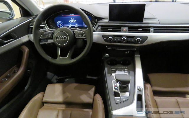 Novo Audi A4 2017 - painel
