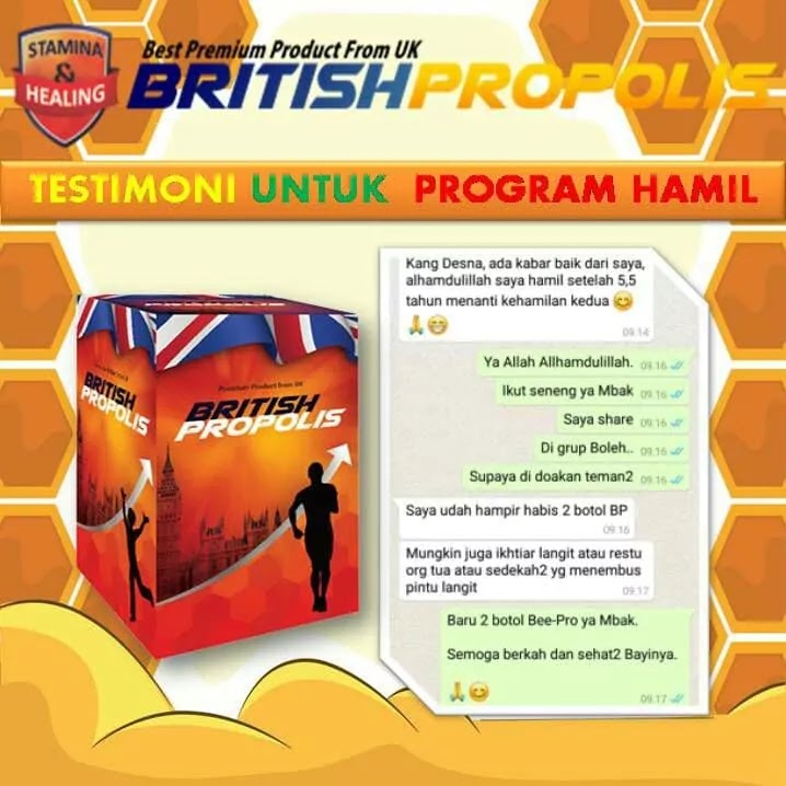 manfaat british propolis untuk program kehamilan