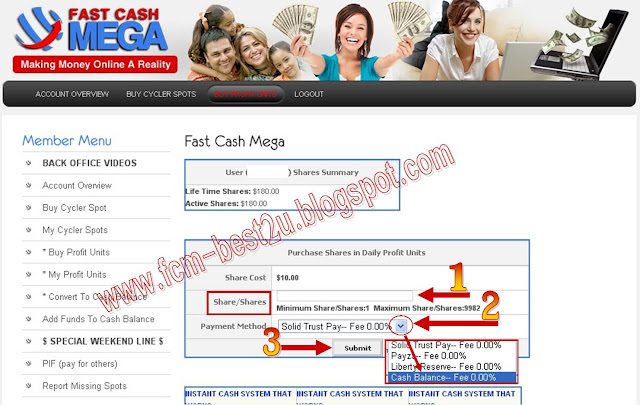 fast cash mega profitclicking