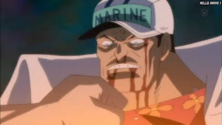 ワンピースアニメ 頂上戦争編 484話 赤犬 | ONE PIECE Episode 484