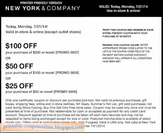 Free Printable New York And Company Coupons