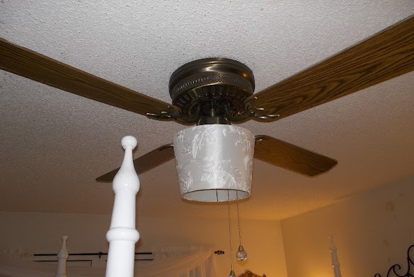 Drum Shade For Ceiling Fan       - Shop Riane Chrome 52-Inch 5-Blade Metal/Crystal Drum Shade ... : This fan is operated by two stylish pull chains.