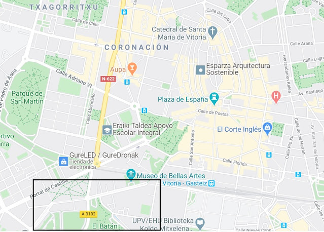 buscar aparcamiento en Vitoria Gasteiz