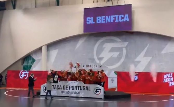 Benfica vencedor da Taça de Portugal 2019/20 em Futsal Feminino