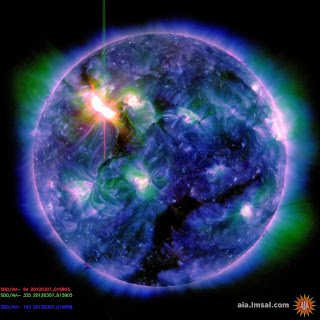 Image of the Sun taken by NASA spacecraft SDO