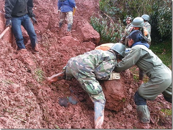 Un alud mata a cuatro personas en Cochabamba