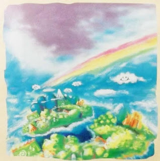 Yoshi's Island overview as viewd in the game booklet