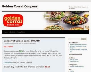 Coupon Codes for Golden Corral Sample