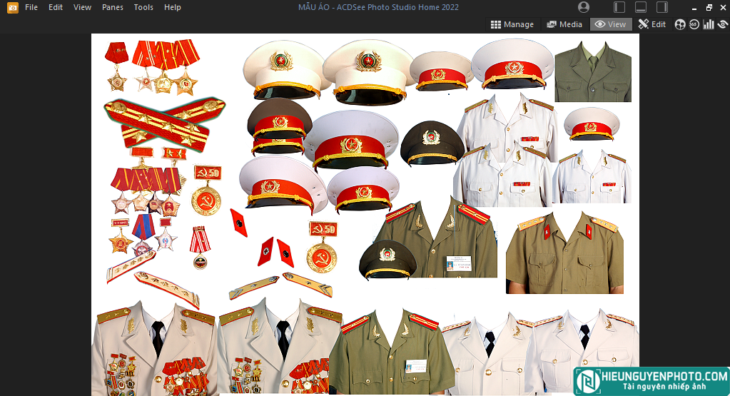 Áo mũ huy hiệu quân nhân