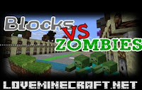 [Maps] Minecraft Blocks vs Zombies Map 1.6.2