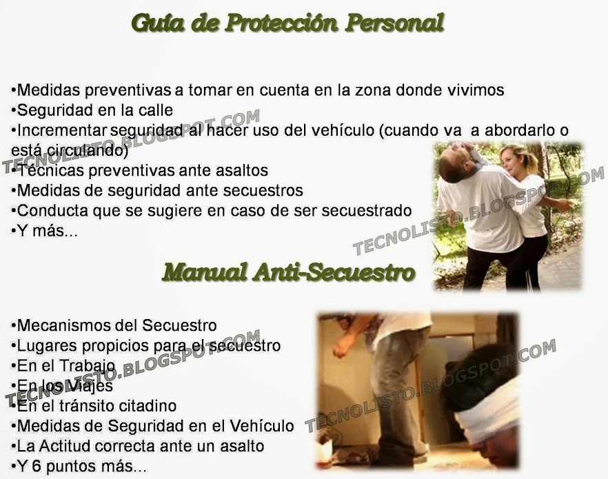 "Guía de protección personal"