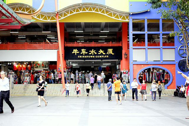 Chinatown Complex Market & Food Center is Singapore's largest hawker center.