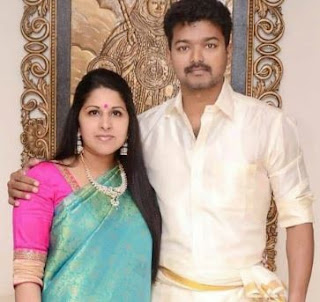 Vijay Thalapathy Family Wife Parents children's Marriage Photos