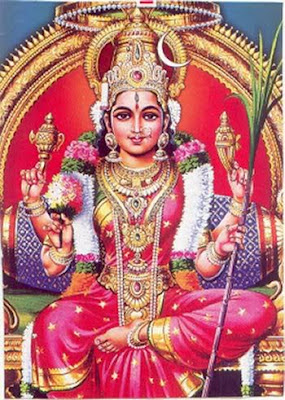 Goddess Raja Rajeswari of Keezharoor Sree Rajarajeswari Temple in Trivandrum