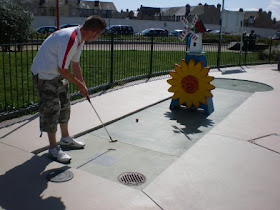 Crazy Golf at Drift Park in Rhyl