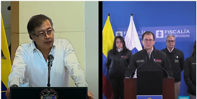 Colombia: Gustavo Petro rectifica sus afirmaciones de ser jefe del fiscal. (Video)