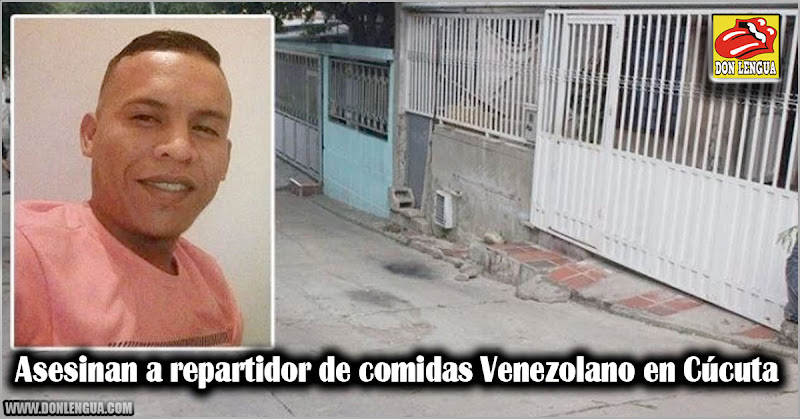 Asesinan a repartidor de comidas Venezolano en Cúcuta