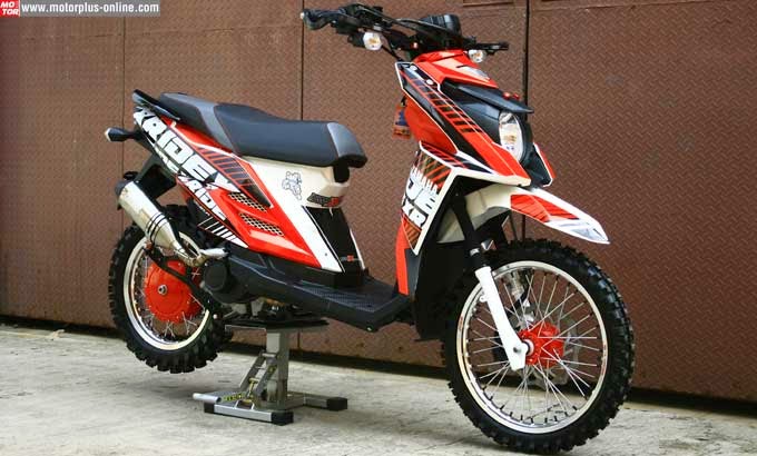  Modifikasi  Motor Yamaha X  Ride  trail Terbaru Modifikasi  