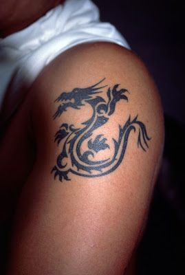 Dragon Tattoo on Shoulder