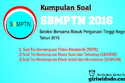 Download Soal dan Pembahasan SBMPTN 2016 Naskah Asli Lengkap