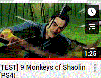 Gameplay du jeu vidéo « 9 Monkeys of Shaolin »