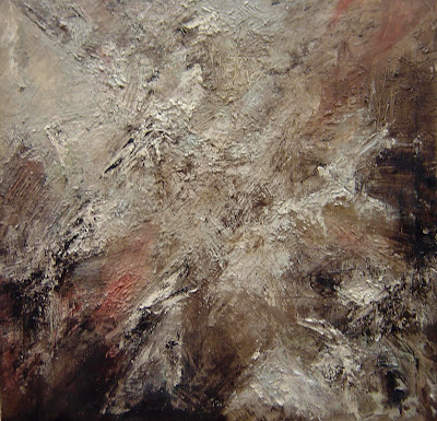 mixed media, abstract paintings, paintings with cement, paintings with sand