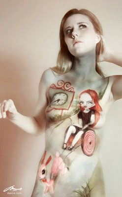 body art, bodypainting