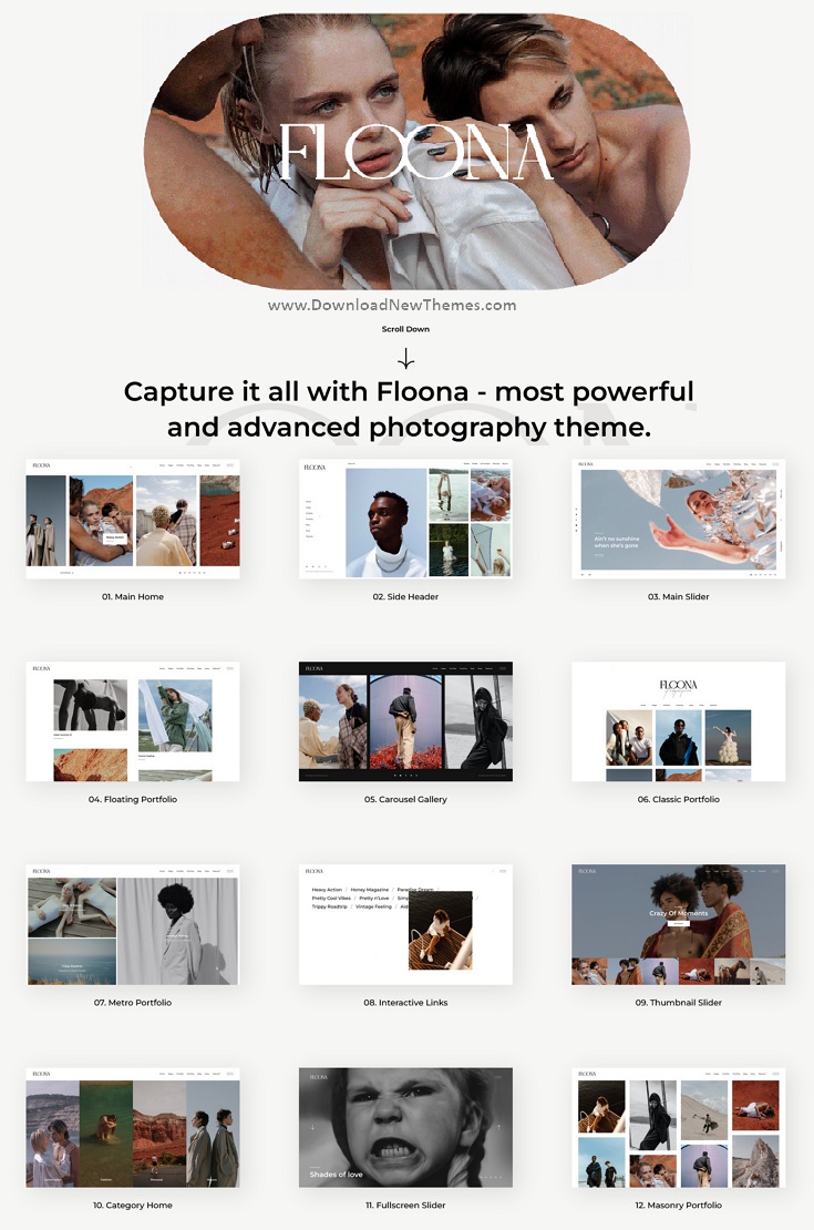 Floona - Minimal Photography Theme Review