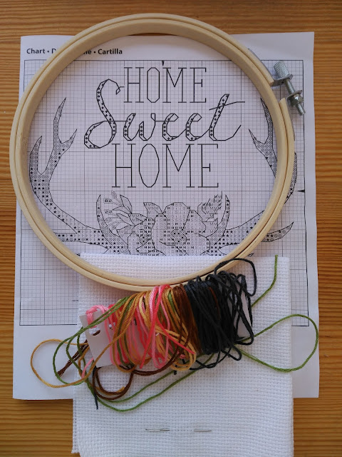 hogar dulce hogar, home sweet home, aida, bordado, embroidery, broderie, punto cruz, cross stitch, point croix, new year, año nuevo