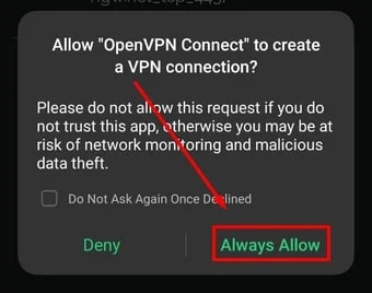 Mengizinkan Akses VPN