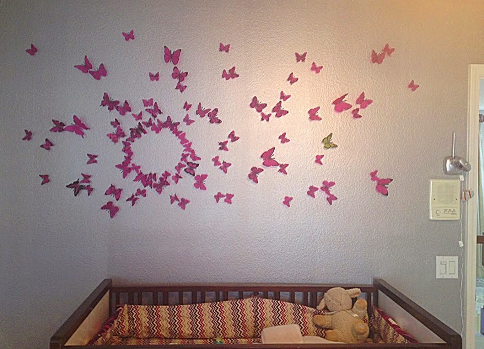 Awesome Butterfly  Wall  Decoration  Butterfly  Themes For 