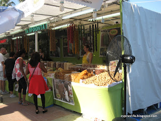 traditional cyprus sweet stalls 