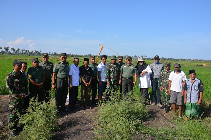 Rombongan Tim Pengawas Cetak Sawah Mabesad Ta.2019 Kunker Di Makodim 1407/Bone