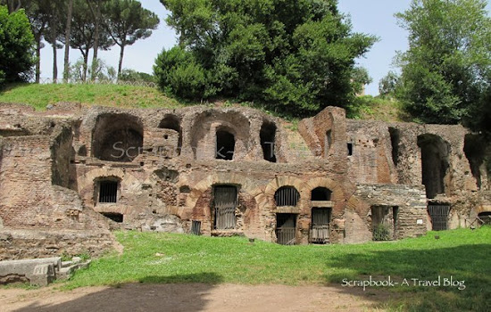 Ruins nearby the Colosseum Rome Italy