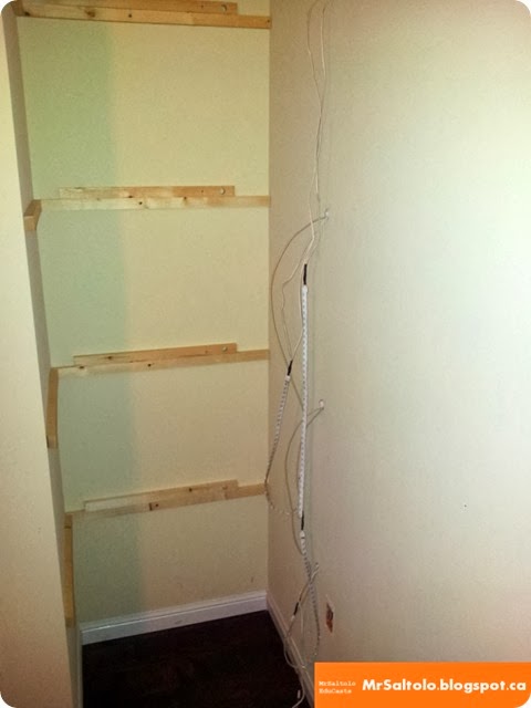 Testing the wiring and lights