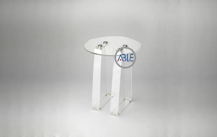 Plexiglass coffee table 75cm height clear acrylic table