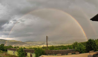 Beautiful double rainbow