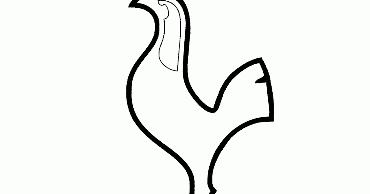 Gambar Mewarnai Logo Klub Tottenham Hotspur - Contoh Anak PAUD