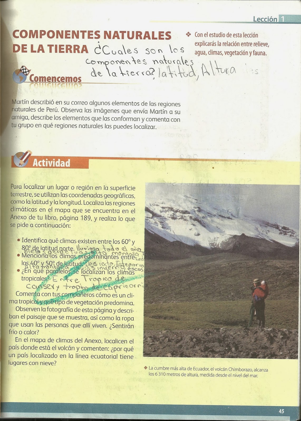 Libro Sexto Grado Geografía Actividades Contestado | Libro ...