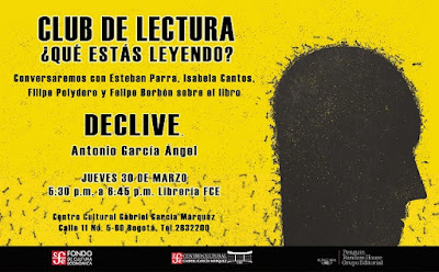 CLUB DE LECTURA CON DECLIVE DE ANTONIO GARCÍA ÁNGE